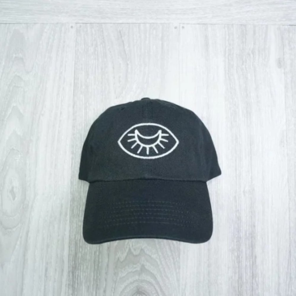 Third Eye Moon Black Dad Hat